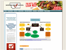 Tablet Screenshot of montanabeefcouncil.org
